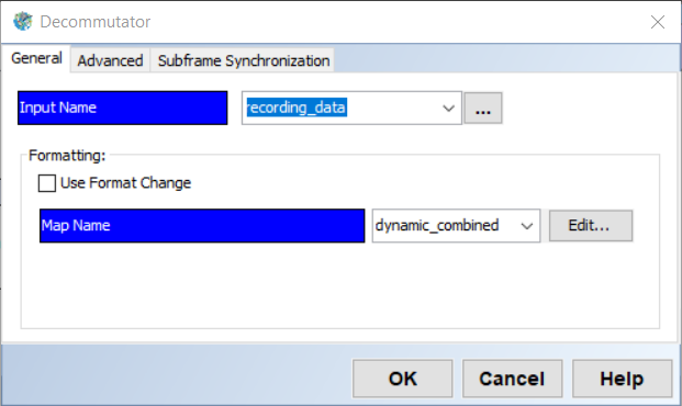 decom config