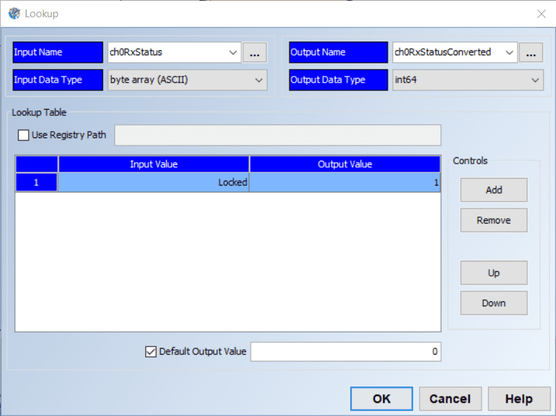 lookup config