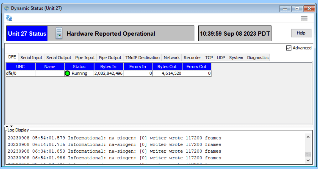 status applet